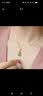 GRAMDA925银和田玉吊坠女士高级感葫芦玉石项链首饰老婆生日礼物送女友 福禄和田玉银项链 实拍图