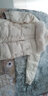 慕舍（mushe）MUSHE轻奢羽绒服女中长款冬连帽白鸭绒大毛领小个子加厚保暖外套 米白色 L (120) 实拍图