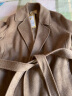 PORTS 宝姿秋冬新品优雅长袖中长大衣ALM9C024NZF078 驼色 6 晒单实拍图