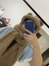 目丸 小熊耳朵帽子围巾一体女秋冬季连帽围巾百搭韩版可爱少女保暖学 【双层加厚】咖色 实拍图