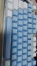 达尔优（dareu）EK815机械合金版键盘 有线键盘 电竞游戏键盘 多键无冲108键单光 女生  白色蓝色 红轴 晒单实拍图