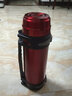 富光 保温杯壶超大容量不锈钢男女士水杯子户外车载旅行壶成人暖水瓶 红色3000ml【杯盖可喝水】带背带 实拍图