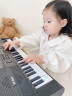 俏娃宝贝（QIAO WA BAO BEI）电子琴儿童钢琴玩具男女孩3-6岁宝宝话筒61键女童2周岁生日礼物 实拍图