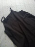 无印良品（MUJI） 女式 泡泡纱吊带连衣裙 BC06CC3S 吊带裙 裙子长裙 黑色 S-M 实拍图