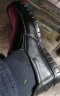 宜驰（EGCHI）商务休闲鞋男皮鞋大码套脚头层牛皮中年鞋子 36274 黑色 42 实拍图