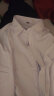 帕托瓦短袖衬衫男士夏季纯色白衬衫男韩版修身商务休闲衬衣白色5XL 晒单实拍图