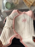 贝瑞加（Babyprints）宝宝秋冬连体衣婴儿加厚保暖内衣可爱爬服护肚夹棉衣服 蓝66 实拍图