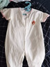 翘脚鸭 婴儿衣服夏季新生儿薄款连体衣短袖满月宝宝内衣纯棉打底刚出生 小熊粉（短袖长裤）【夏季款】 73cm （建议6-9个月） 实拍图