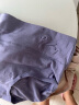 南极人女士内裤女纯色抗菌棉裆高腰提臀收腹性感透气大码少女三角裤头4条装 肤色+紫色+高贵灰+桃粉 XL（适合体重120-135斤） 实拍图