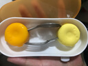 科巢宝宝餐盘婴儿童硅胶分格卡通防摔儿童餐具一体式辅食学吃饭吸盘碗 瓦米纳黄猫爪餐盘+盖+吸管+叉勺 实拍图
