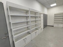 沐意 货架展示架化妆品展示柜现代简约精品展柜陈列柜超市置物架 黑架+暖白色【层高可调节】 100长*30宽*213高 实拍图