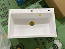 悍高（HIGOLD）石英石水槽洗菜盆单槽厨房水槽洗碗池台上台下盆厨房洗菜水池 760*480白色（配7字抽拉） 实拍图