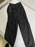 潮西登工装休闲裤男夏季工作裤男直筒耐磨休闲裤男工地裤子男加肥松紧腰 K53直通黑色常规 5XL 实拍图