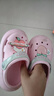 LATE TIME儿童拖鞋夏男童女童1-3岁可爱卡通软底防滑防撞婴幼儿宝宝洞洞鞋 粉色【桃子兔】 18 cm内长【适合约4.5-5.5岁】 实拍图