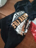 昌祥回力100%纯棉港风夏季原创短袖t恤男学生宽松潮流百搭ins情侣休闲半袖 黑色油画墙 100%纯棉 L 实拍图