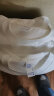 纯白色500g重磅T恤纯棉加厚螺纹领口长袖oversize潮牌三本针半袖 白色-罗口长袖【500g重磅】 XL建议145-160斤 晒单实拍图