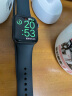 Apple Watch SE 2021款 Nike GPS+蜂窝款 44毫米深空灰色铝金属表壳 煤黑配黑色Nike运动表带MKT73CH/A 实拍图