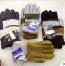 南博耐森（NBNSEN）冬季新款双拼色反针针织手套 男士款加绒加厚手套 1双颜色随机 实拍图