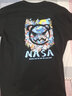 NASA GISS短袖t恤男纯棉夏季潮流男装圆领半袖男女学生情侣上衣宽松体恤衫 NS8099黑色 S 建议90-115斤 实拍图