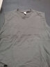 遥渠（YAO QU）夏季纯色背心男潮牌帅气短袖宽松圆领体恤ins港风百搭运动坎肩 深灰色 3XL【150-170】 实拍图