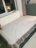 绿诺（LuNuo） 纯亚麻凉席三件套 法国雨露亚麻床单 空调粗布软席 加厚母婴席 大千鸟格绿色 三件套 1.2m床适用 150cm*220cm 实拍图