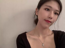 OKO情人节礼物送女友生日礼物四叶草18K金项链女纪念珠宝饰品送老婆 【当次日达】四叶草项链(莫桑钻) 实拍图