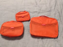 pack all旅行收纳包套装行李箱分装整理袋便捷衣物收纳袋三件套 橙色 实拍图