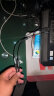 绿联（UGREEN）耳机麦克风一分二转接线 3.5mm音频线手机耳机二合一转换器 笔记本电脑耳麦延长分线器黑30619 实拍图