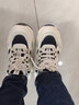 木林森老爹鞋女秋冬季小白鞋增高跑步运动鞋女厚底休闲鞋女鞋 米黑 36  实拍图