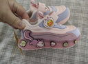 B.Duck小黄鸭童鞋儿童运动鞋男女童学生时尚轻便休闲鞋子3049A粉紫25 实拍图