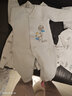 翘脚鸭婴儿衣服新生儿连体衣秋冬季春款哈衣爬服满月宝宝内衣纯棉刚出生 浅绿小小象【2件套】（四季款） 59cm (建议0-3个月) 实拍图