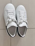 亚历山大麦昆（Alexander McQueen）女士系带小白鞋休闲运动鞋  白色/黑色 37.5 礼物 实拍图