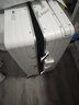 OTA前开口行李箱女新款pc宽拉杆密码箱多功能商务登机箱小型旅行箱男 珍珠白子母箱【多功能铝框款+14拉链手提箱】 26英寸 托运箱【三层PC材质+质检优于国标】 实拍图