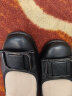 老人头(LAORENTOU)女鞋单鞋女时尚休闲职业粗跟浅口中跟通勤职业工作女鞋 LB12265 黑色 38 晒单实拍图