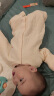 博睿恩婴儿连体衣宝宝秋季保暖空气棉爬服哈衣新生儿衣服 蜜桃 90cm 1-2岁 实拍图