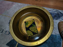 用品婚庆盆洗脸盆纯铜加厚家用聚宝盆紫铜盆结婚喜盆老式复古仿古送朋友长辈父母礼品礼物 哑光【黄铜盆】直径36cm 实拍图