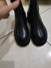 大东时装靴女鞋2025冬季新款时尚休闲后拉链粗跟高跟圆头D0145 黑色 38 实拍图