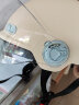 Andes HELMET3C认证电动摩托车头盔男女四季通用夏季防晒安全帽电瓶车半盔 米白【无镜】+馈透明短 均码 实拍图