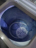 海鸥（SEAGULL）海鸥15公斤双桶不锈钢半自动洗衣机纯铜电机双缸杠大容量家用商用经久耐用洗脱分离 金色 双不锈钢内桶 实拍图