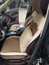 翰静 半包布汽车坐垫四季通用汽车座套小车座椅套适用于 卡其色 宝马X1 X3 X5 3系 实拍图