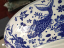 商用陶瓷餐具剁椒鱼头专用盘子大鱼盘超大餐厅特大青花瓷菜盘圆形 16英寸-口径41cm 实拍图