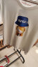 NASA GISSNASA潮牌联名款 短袖t恤男2022夏季情侣潮流圆领体恤男宽松上衣服 NA5313-白色 L  建议130-150斤 实拍图
