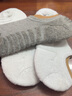 时猫毛巾底船袜男纯棉短袜运动低帮袜子棉袜吸汗透气加厚防臭男袜 白色 6双 均码(40-44) 实拍图
