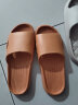 RED CRANE拖鞋女夏季新款eva居家室内踩屎感洗澡防滑软底凉拖鞋 橙色 40-41 实拍图