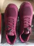 新款老人鞋女士春秋闰月妈妈鞋中老年健步鞋男软底网面休闲运动鞋 2901枣红女四季款轻便舒适 40 标准尺码 实拍图