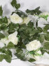 盛世泰堡 仿真玫瑰塑料花藤假花吊顶藤蔓绿植藤叶餐厅空调管道客厅装饰 10头乳白色 实拍图