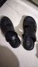 意尔康男鞋软底透气户外休闲拖鞋两用沙滩鞋男士凉鞋 96559W 黑色 39 实拍图
