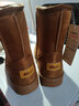回力（Warrior）雪地靴女鞋冬季棉鞋女士加绒加厚保暖中筒厚底棉靴子女官方棕色38 实拍图