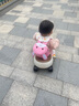 诺狐儿童书包幼儿园男孩女生宝宝防走失背包轻盈柔软透气防泼水易清洗 粉兔【中号，含防走失绳】 实拍图