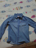 Levi's李维斯童装春秋款男童衬衫牛仔儿童经典水洗设计男女童衬衣长袖 复古宝石蓝 140 /68 【建议身高128-140cm】 实拍图